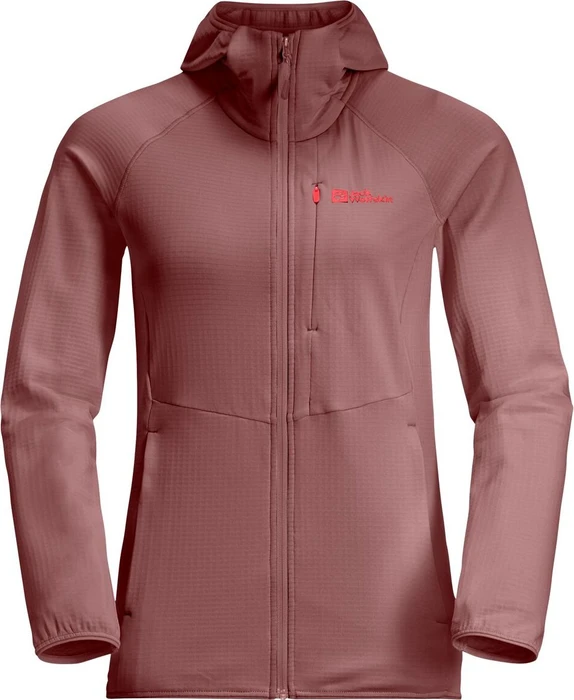 Jack Wolfskin Kolbenberg Hooded FZ Jacke mineral red (Damen)