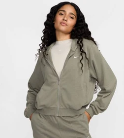 Nike Sportswear Chill Terry Hoodie light army/sail (Damen)