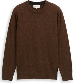Tom Tailor Basic Strickpullover brown black mouline (Herren)