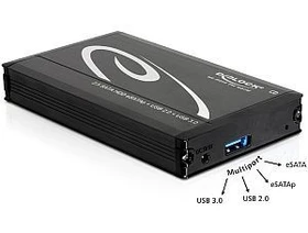 DeLOCK 2.5", Multiport eSATAp/USB 3.0