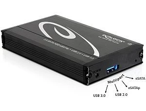 DeLOCK 2.5", Multiport eSATAp/USB 3.0