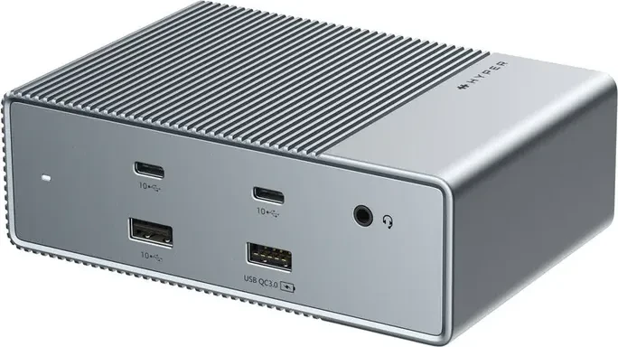 Hyper HyperDrive 15-in-1 USB-C Hub, grau, USB-C 3.1 [Buchse]