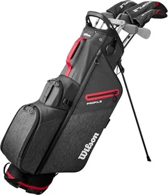 Wilson Profile Complete Rechtshand Set schwarz/rot/silber (Herren)