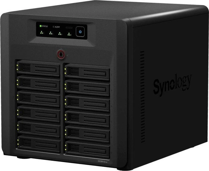 Synology DiskStation DS3612xs, 2GB RAM ECC, 4x RJ-45 1000Base-T, 4x USB-A 2.0