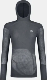 Ortovox Merino Thermovent Hoody Funktionsshirt langarm dark grey blend (Damen)
