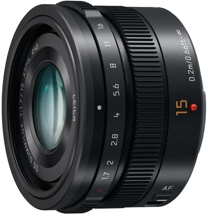 Panasonic Leica DG Summilux 15mm 1.7 ASPH schwarz