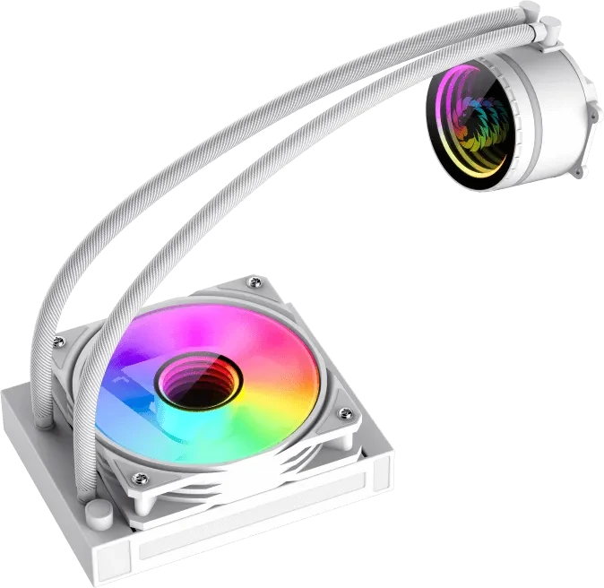 GameMax IceBurg 120mm WH, weiß