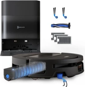 Ecovacs Deebot T90 Max Pro Omni Care Kit Saug-/Wischroboter schwarz inkl. Absaug-/Reinigungsstation