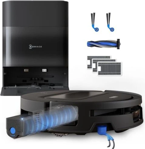 Ecovacs Deebot T90 Max Pro Omni Care Kit Saug-/Wischroboter schwarz inkl. Absaug-/Reinigungsstation