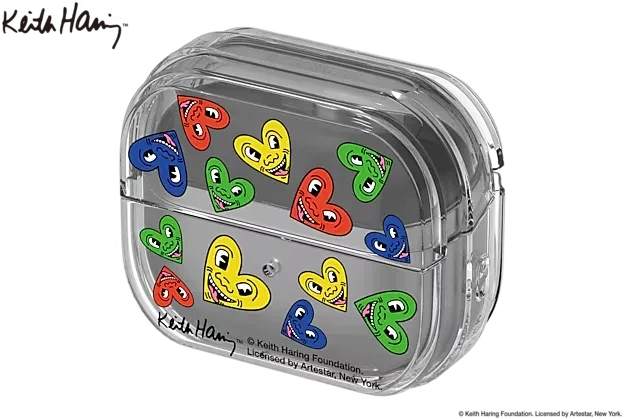 Samsung Keith Haring Heart Clear Case für die Galaxy Buds3-Serie