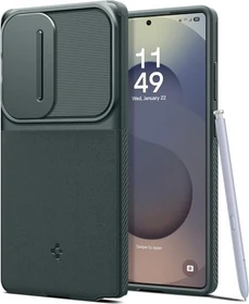 Spigen Optik Armor für Samsung Galaxy S25 Ultra Abyss Green