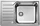 Blanco Lantos XL 6 S-IF Compact Becken reversibel mit Ablauffernbedienung edelstahl (523140)