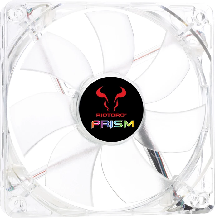 Riotoro Prism RGB Fan, LED-Steuerung, Lüftersteuerung, 120mm, 2er-Pack