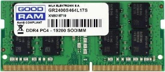 goodram SO-DIMM 8GB, DDR4-2400, CL17, 1RX8
