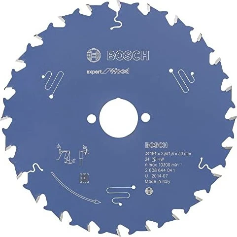 Bosch Professional Expert for Wood Kreissägeblatt 24Z, 184x1.6x30mm, 1 Stück