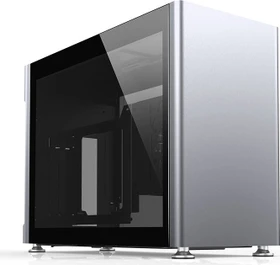 Jonsbo Jonsplus i100 Pro, silber, Glasfenster, Mini-ITX