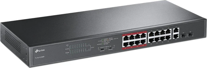 TP-Link TL-SL1200 Rackmount Switch, 16x RJ-45, 2x RJ-45/SFP, 192W PoE+