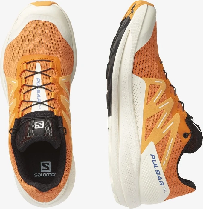 Salomon Pulsar Trail vibrant orange/vanilla ice/black (Herren)