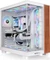 Thermaltake View 380 XL WS ARGB Snow, weiß/braun, Glasfenster Vorschaubild