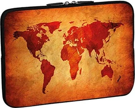 Pedea Design neopren brown global map 10.1" Schutzhülle