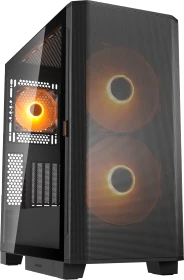 Cougar Airface Flo RGB, schwarz, Glasfenster (CGR-5YA6B-RGB / 385YA60.0001)