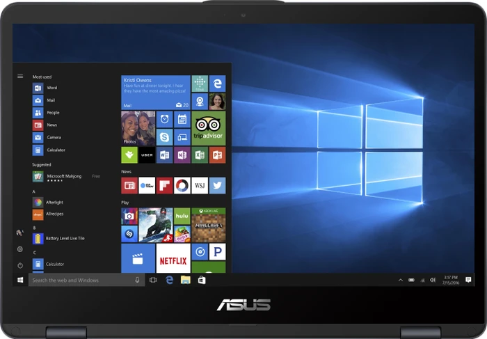 ASUS VivoBook Flip 14 TP410UA-EC541T, Star Grey, Core i5-8250U, 8GB RAM, 256GB SSD, DE