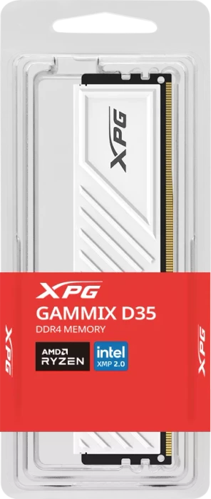 ADATA XPG Gammix D35 White Edition UDIMM 8GB, DDR4-3200, CL16-20-20