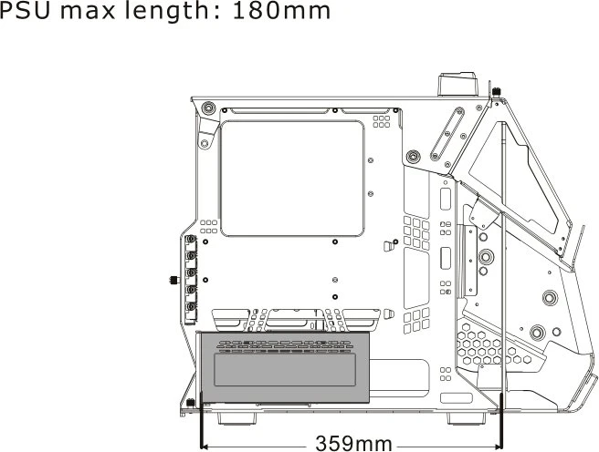 Thermaltake AH T200 Snow Edition, weiß, Glasfenster