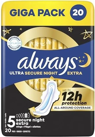Always Secure Night Extra mit Flügeln (Größe 5)