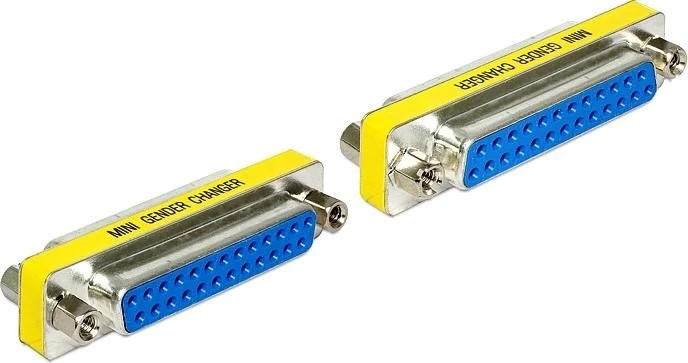 DeLOCK Sub-D 25-Pin Adapter, Buchse/Buchse