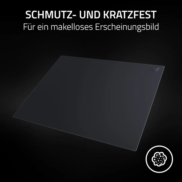 Razer Atlas Pro Gaming-Mauspad aus gehärtetem Glas, 500x400mm, 1.9mm dick, schwarz
