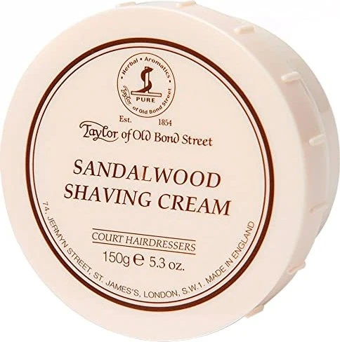 Taylor of Old Bond Street Sandalwood Rasiercreme, 150g