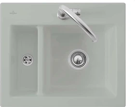 Villeroy & Boch Subway 620x510mm Einbau Becken reversibel fossil