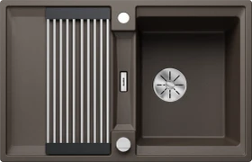 Blanco Adira 45 S InFino Becken reversibel mit Ablauffernbedienung cafe