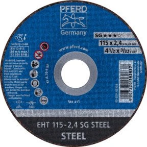 Pferd EHT 115-2.4 SG STEEL Trennscheibe, 115x2.4x22.23mm, 25 Stück
