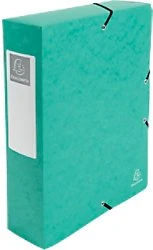 Exacompta Archivbox Colorspan Karton 80mm, A4, grün, 6er-Pack