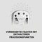 Pulsar Gaming Gears Superglide Glass Mousepad V3 Type-S Size M, 330x260mm, weiß Vorschaubild