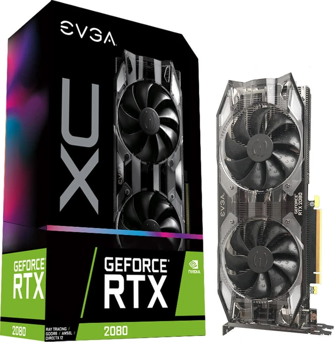 EVGA GeForce RTX 2080 XC Gaming, 8GB GDDR6, HDMI, USB-C, 3x DP