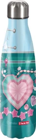 Step by Step Glitter Heart Hazle Isolierflasche 500ml