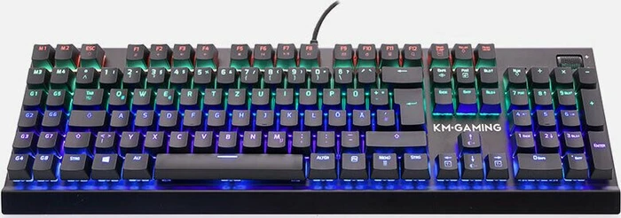 KM-Gaming K-GK2, LEDs RGB, MX RGB BLUE, USB, DE