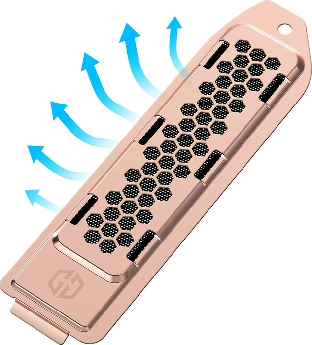 Graugear G-PS5M2-COVER M.2 SSD Kühlkörper-Abdeckung für PlayStation 5, bronze