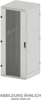 Triton RMA N 19" Standverteiler, 600x600 15HE, Sicherheitsglastür, IP20, grau, 600mm tief