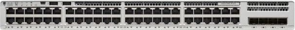 Cisco Catalyst 9200L Essentials Rackmount Gigabit Managed Switch, 48x RJ-45, 4x SFP+, 740W PoE+