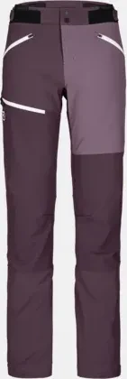 Ortovox Westalpen Softshell Hose lang dark wild berry (Damen)