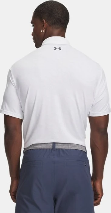 Under Armour Playoff 3.0 Poloshirt kurzarm white/distant gray/castlerock (Herren)