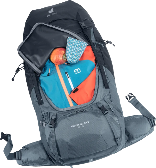 Deuter Futura Air Trek 50+10 black/graphite