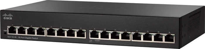 Cisco SG110 Desktop Gigabit Switch, 16x RJ-45