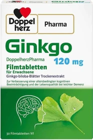 Doppelherz pharma Ginkgo 120mg Tabletten, 30 Stück