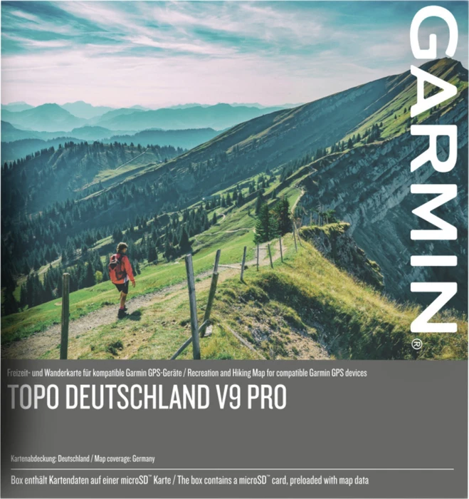Garmin Topo Deutschland V9 Pro Gesamt auf SD Speicherarte (deutsch) (PC)