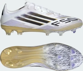 adidas F50 Pro FG cloud white/core black/gold metallic